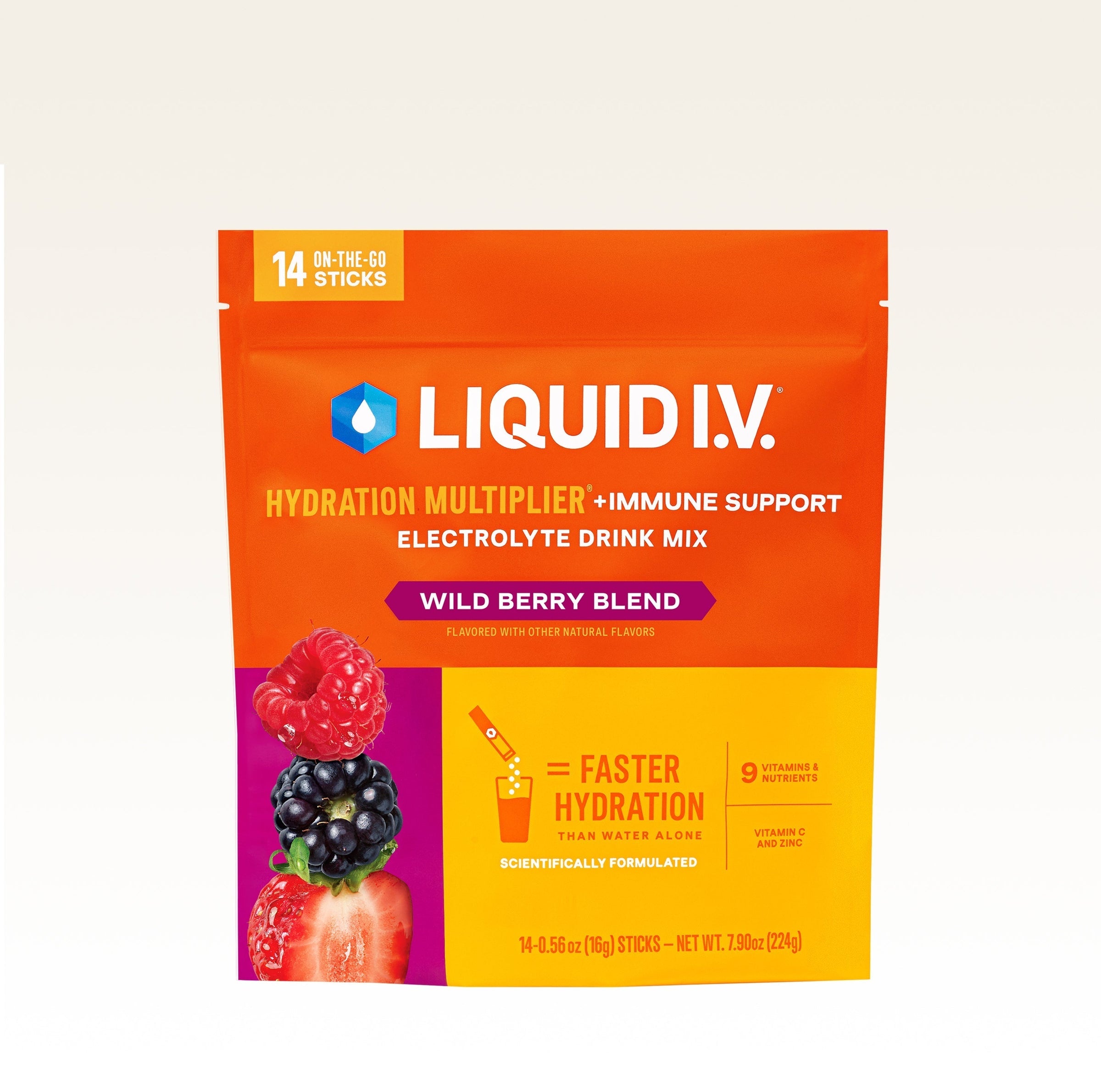Wild Berry Blend Hydration Multiplier Immune Support - Wellness Mix
