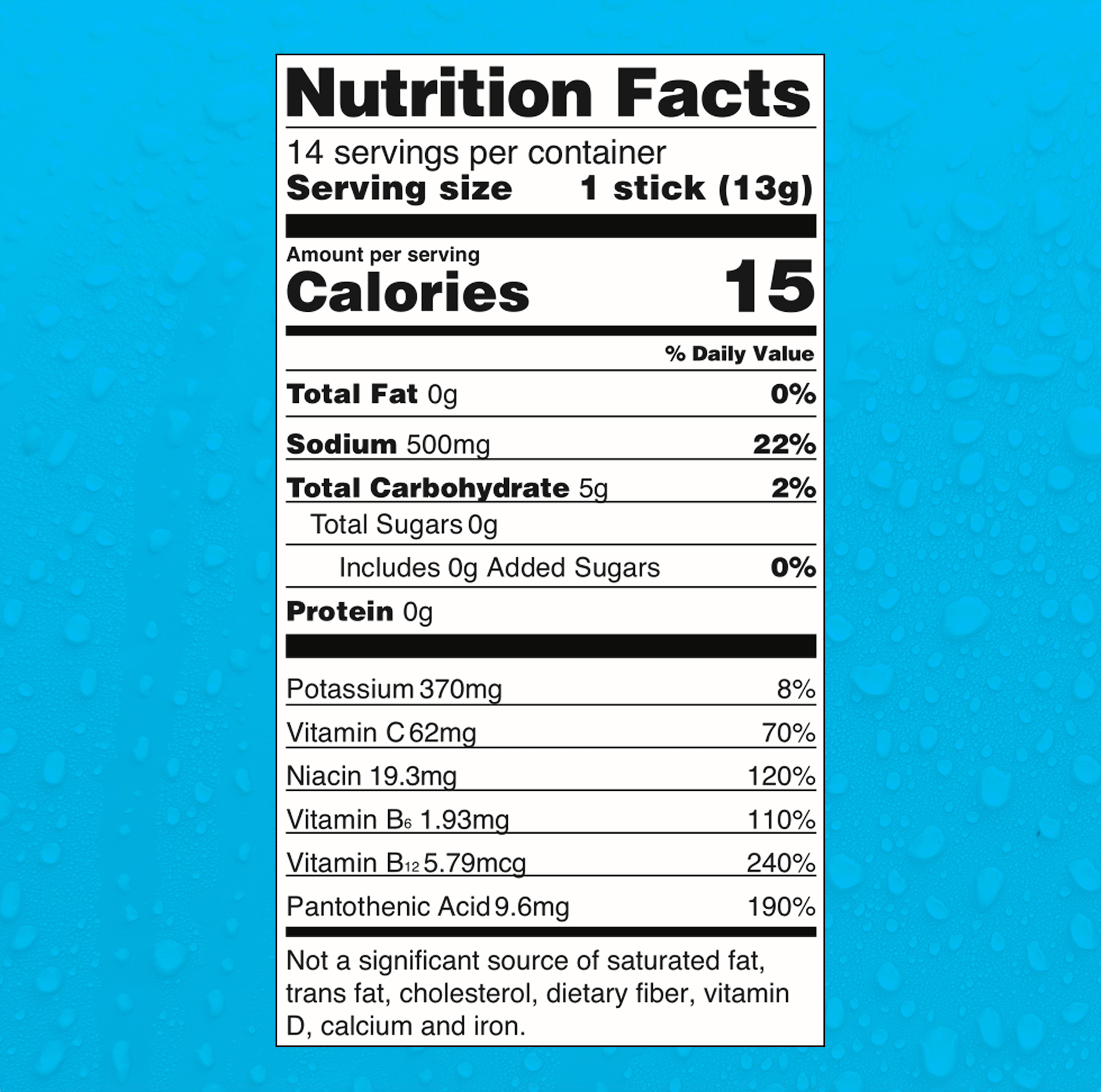 Zero Sugar Splash Pack - Zero Sugar Splash Stock