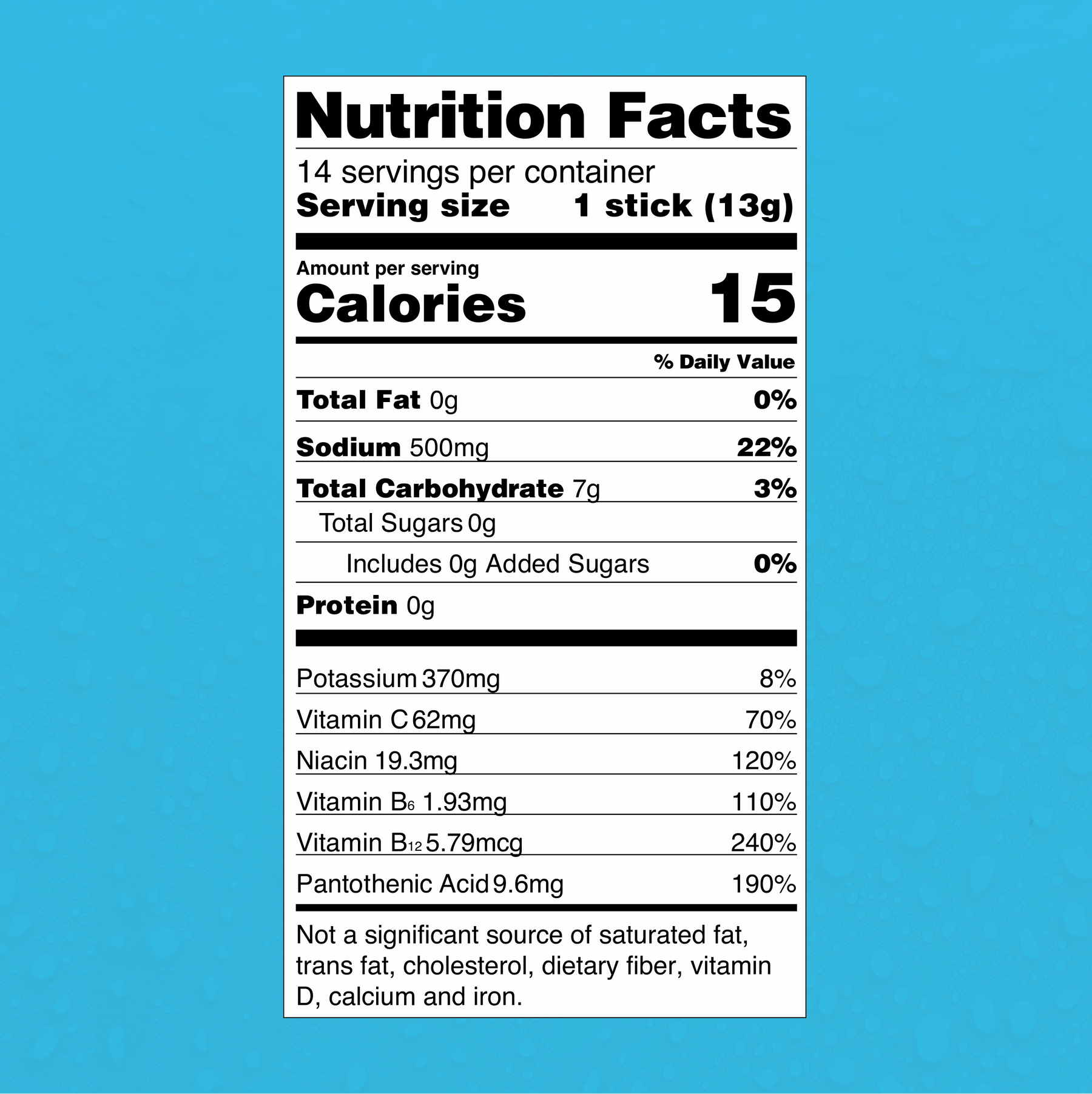 Zero Sugar Splash Pack - Zero Sugar Splash Stock